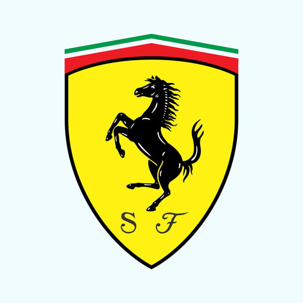 Logo Ferrari, beeld bij tekst